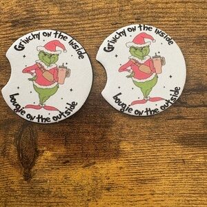 Grinch Car Coasters